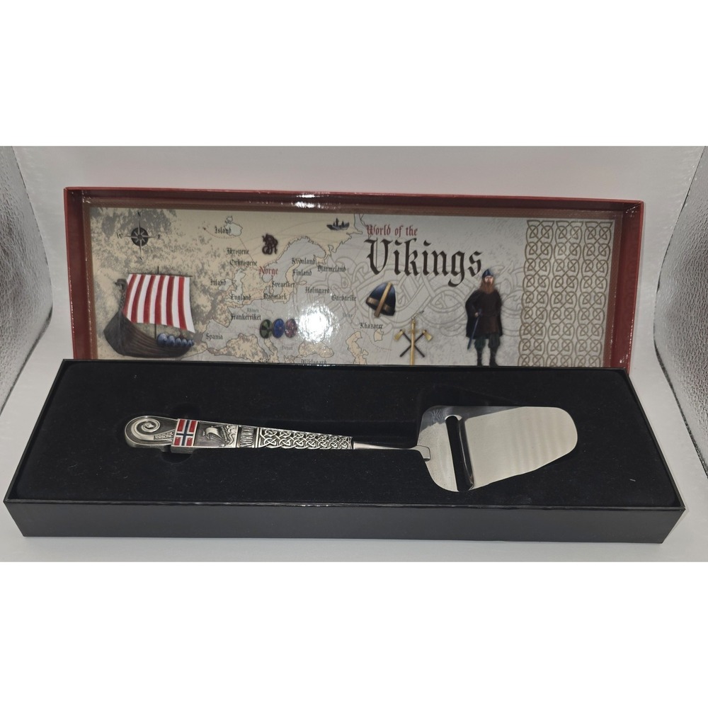 Norway Viking Cheese Slicer Stainless Steel Original Gift Box Item #50430 882/A3